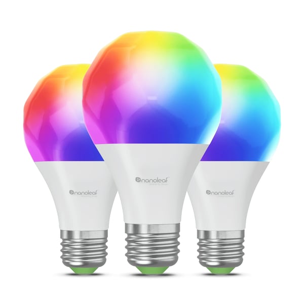 Nanoleaf NF080B02-3A19E LED-lampor Multi 8,5 W E27