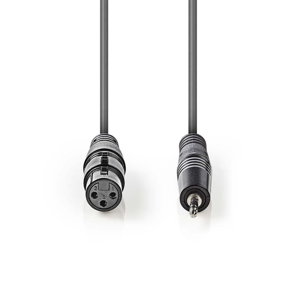 Miniatyrbild 3 av 3: Nedis COTH15320GY10 ljudkabel 1 m XLR (3-pin) Grå