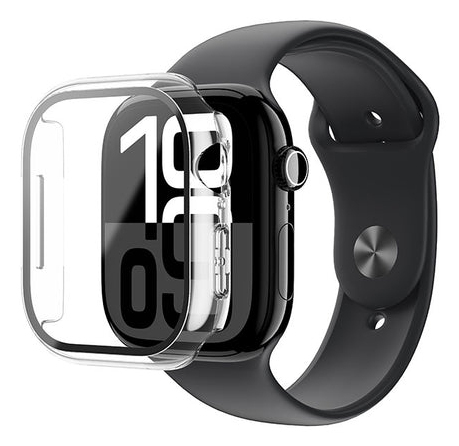 AMAZINGthing IW46RXCL Smart bærbart (wearable) tilbehør Cover Transparent Polykarbonat (PC), Hærdet glas