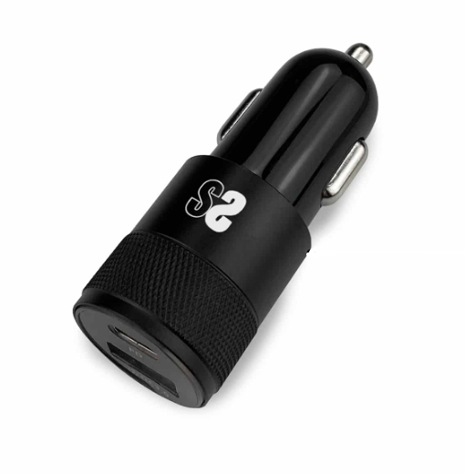 SUBBLIM SUBCHG-5CPD11 oplader til mobil enhed Smartphone Sort Cigartænder, USB Hurtig opladning Automatisk