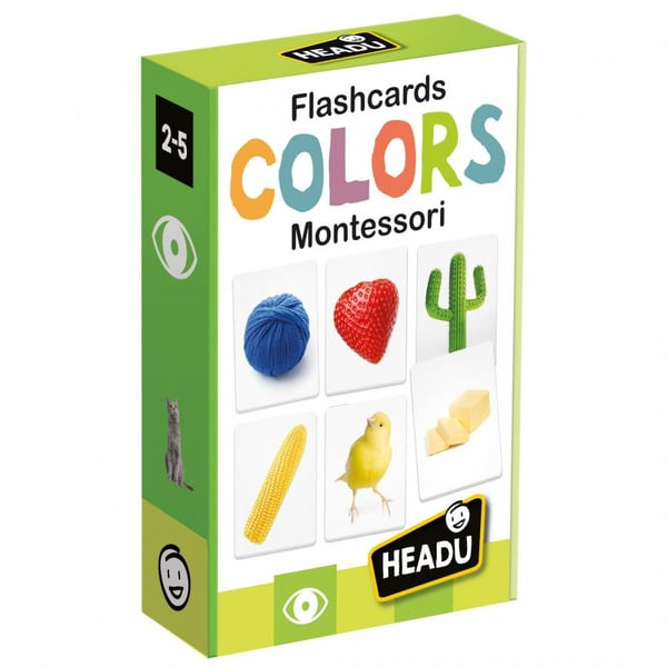Pikkukuva 1 / 3: Headu Flashcards Colors Montessori