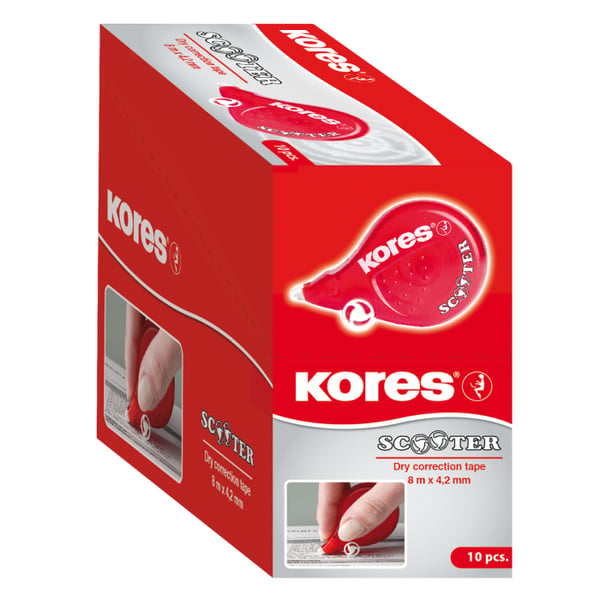 Kores 84873 raderband 8 m Blandade färger 1 styck