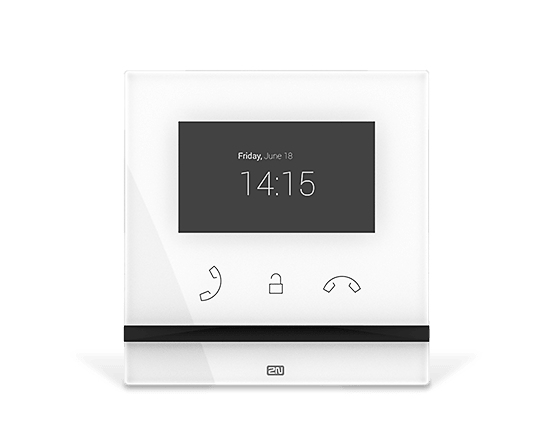 2N Indoor Compact videointercom-system 10,9 cm (4.3") Vit