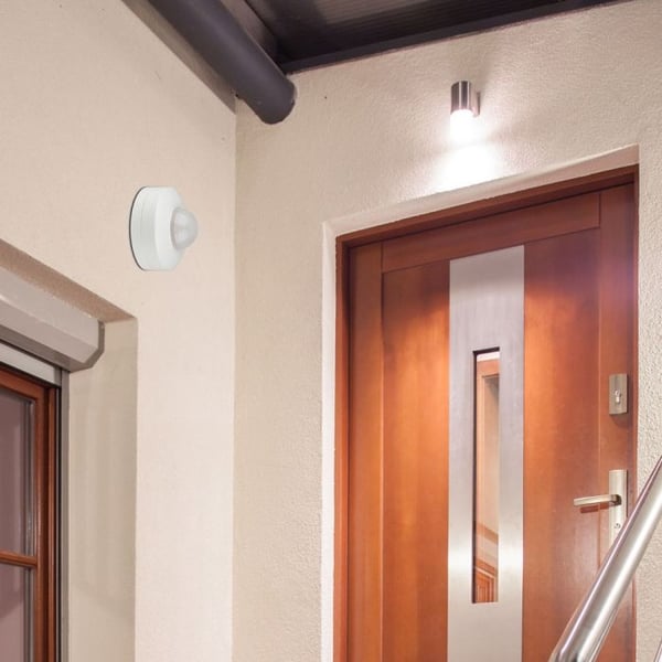 V-TAC LED-SENSOR-360 bevægelsessensor Infrarød sensor Ledningsført Loft/væg Hvid