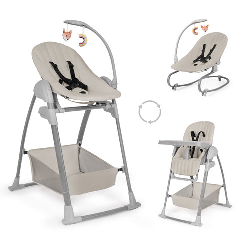 Hauck Sit N Relax 3in1 Multifunktionell barnstol Stoppad sits Beige Hauck Sit N Relax 3in1 Multifunktionell barnstol Stoppad sits Beige