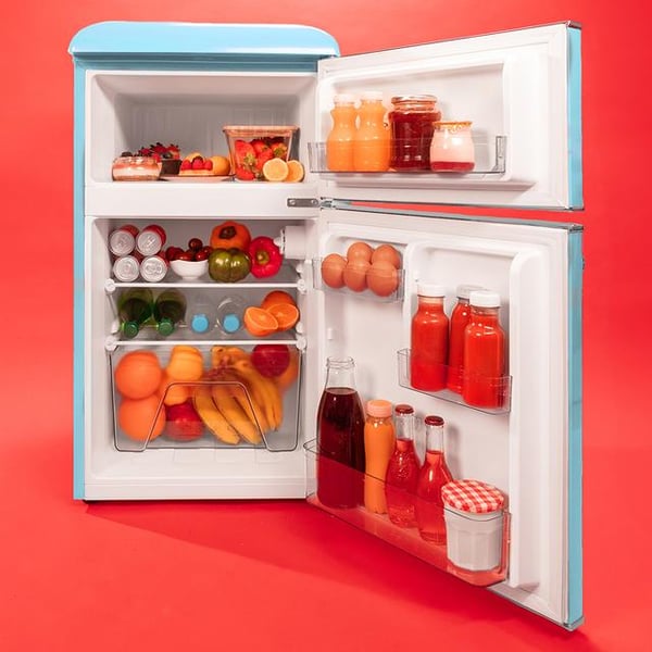 Miniatyrbillede 2 af 7: Cecotec 01898 køle-/fryseskab Fritstående 86 L Blå