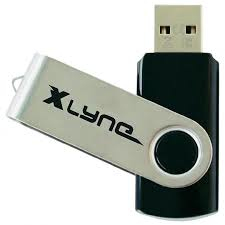 xlyne 177532-2 USB-sticka 32 GB USB Type-A 2.0 Svart, Silver