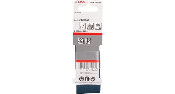 Miniatyrbillede 2 af 3: Bosch 2 608 606 220 tilbehør til slibemaskine 3 stk