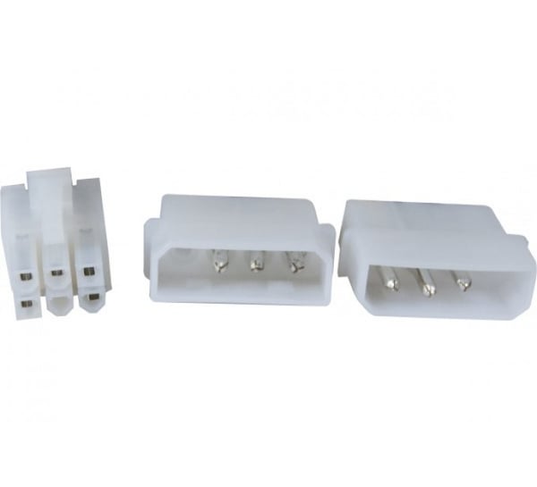 Miniatyrbillede 2 af 2: EXC 146691 serielkabel Hvid 0,2 m 2 x Molex (4-pin) 1 x 6-pin PCI-Express