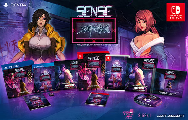 Eastasiasoft Limited Sense: A Cyberpunk Ghost Story Begrænset Forenklet kinesisk, Traditionelt kinesisk, Engelsk, Japansk, Russisk Nintendo Switch