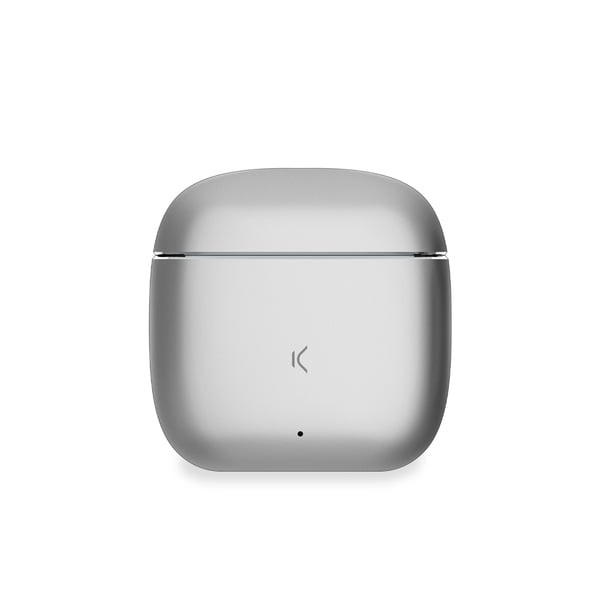 Ksix BXTW10PL kuulokkeet ja kuulokemikrofoni True Wireless Stereo (TWS) In-ear Puhelut/Musiikki USB Type-C Bluetooth Hopea