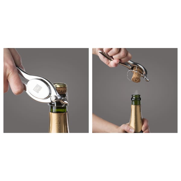 Miniatyrbild 3 av 4: Vacu Vin 68625606 flasköppnare Silver