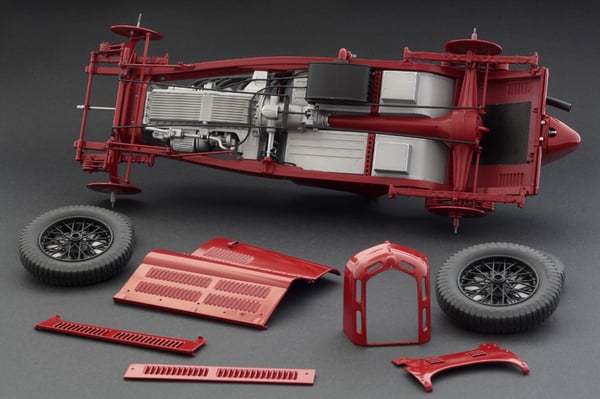 Italeri ALFA ROMEO 8C 2300 Monza Klassisk bilmodel Monteringssæt 1:12