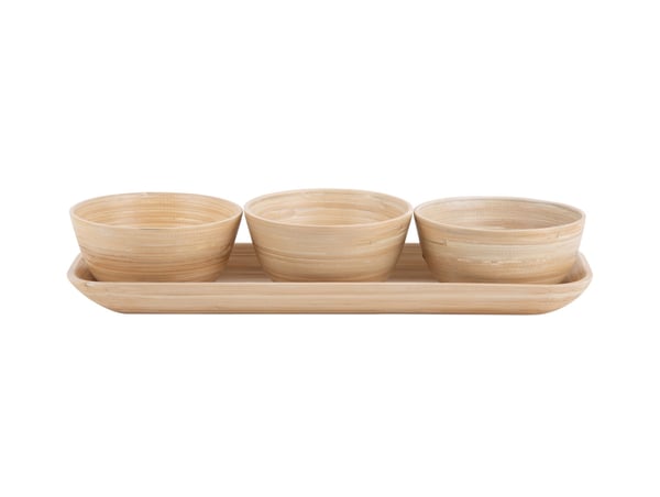 present time PT4194NT Serveringstallrik Bamboo Självtorkning Rektangulär Serveringsskål