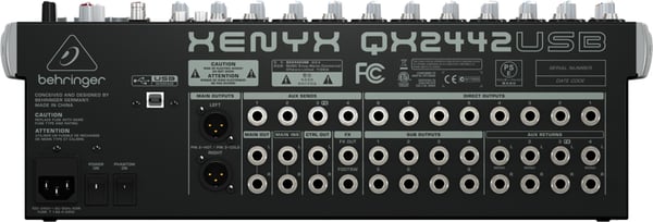 Pikkukuva 2 / 4: Behringer QX2442USB miksauslaite 24 kanavaa