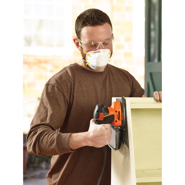 Miniatyrbillede 14 af 18: Black & Decker KA2000-QS transportabel slibemaskine Delta-slibemaskine 14000 rpm Sort, Orange