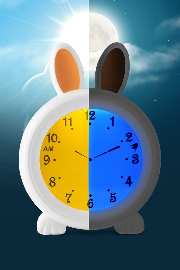 Alecto BC100BUNNY vækkeur Digital alarmur Hvid