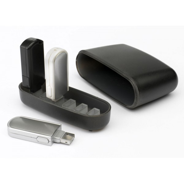 Pikkukuva 2 / 2: Exponent 47002 USB-muistitikkukotelo Muovi, Kumi Musta