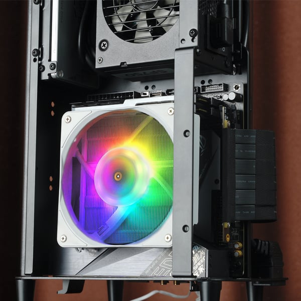 Miniatyrbild 20 av 20: Jonsbo HX6200D Processor Luftkylare 12 cm Vit 1 styck