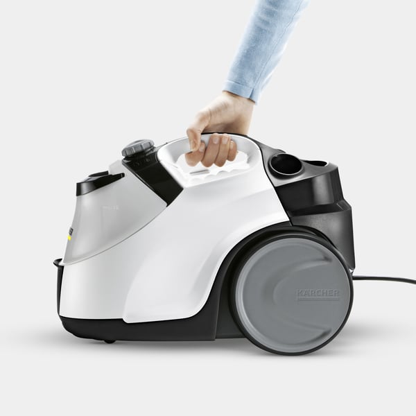 Kärcher SC 5 EasyFix IRON PLUG Sylinterillinen höyrypuhdistin 1,5 L 2250 W Musta, Valkoinen
