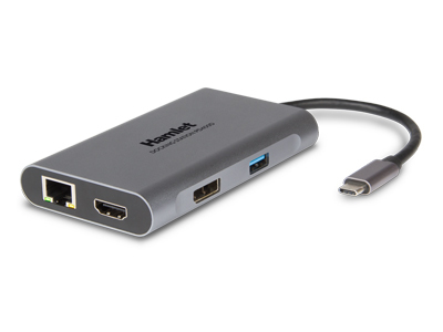 Hamlet HDKC-PD400D kannettavien tietokoneiden telakka ja porttitoistin Langallinen USB 3.2 Gen 1 (3.1 Gen 1) Type-C Harmaa Hamlet HDKC-PD400D kannettavien tietokoneiden telakka ja porttitoistin Langallinen USB 3.2 Gen 1 (3.1 Gen 1) Type-C Harmaa