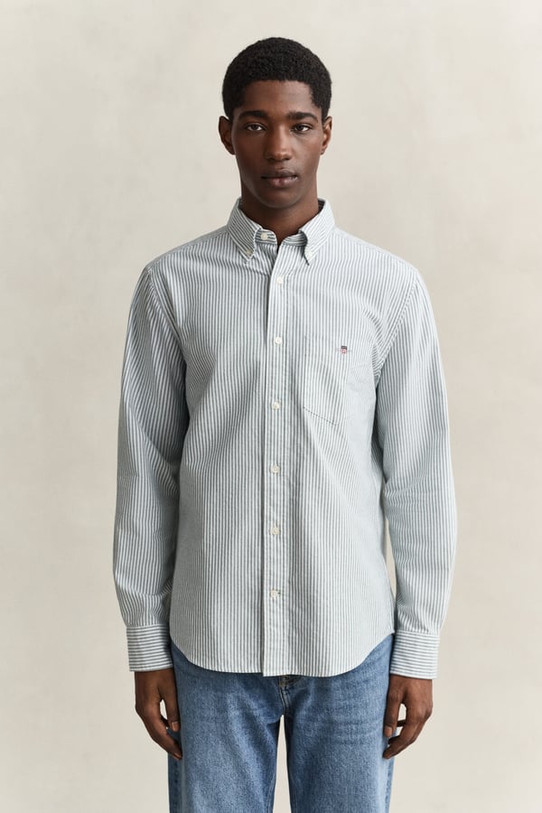 Miniatyrbild 6 av 7: Gant 3000230-321 Skjorta Button down-krage Långärmad Bomull
