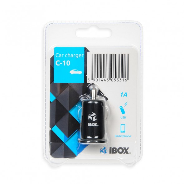 iBox ICC10B oplader til mobil enhed Smartphone Sort Cigartænder Automatisk