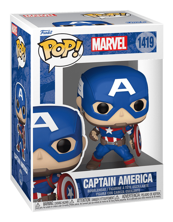 Pikkukuva 2 / 2: FUNKO POP! Captain America (Marvel New Classics)