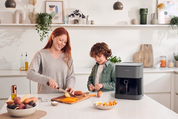 Pikkukuva 55 / 55: Panasonic NF-CC500SXE rasvakeitin Yksi 5 L Erillinen 1450 W Kuumakiertoilmakypsennin Harmaa