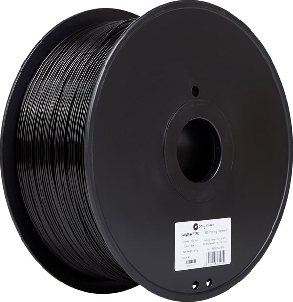 Polymaker PC02007 3D print materiale Polykarbonat (PC) Sort 3 kg