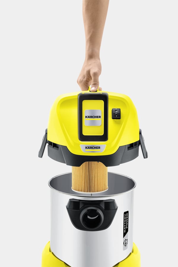 Kärcher 1.629-951.0 dammuppsugare Svart, Gul 17 l 300 W