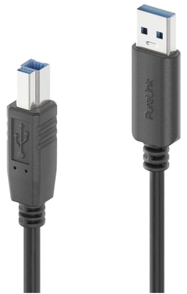 Miniatyrbild 1 av 2: PureLink IS2301-020 USB-kablar USB 3.2 Gen 1 (3.1 Gen 1) 2 m USB A USB B 5 Gbit/s Svart