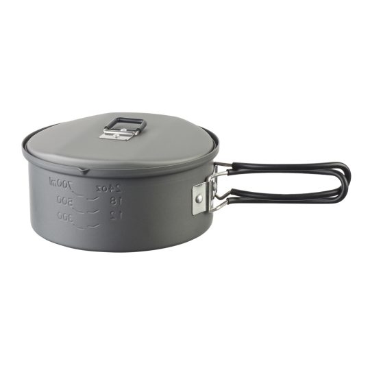 Miniatyrbillede 2 af 6: ESBIT PT1100HA camping køkkengrej Pot 1,1 L Aluminium, Sort