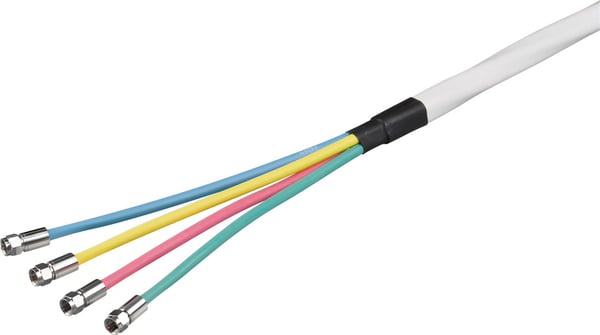 Miniatyrbillede 3 af 3: Goobay 67330 koaxial kabel 10 m F-type Nej Hvid