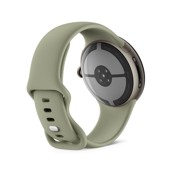 Google Pixel Watch 5 AMOLED 45 mm Digital Berøringsskærm Pyrit Wi-Fi GPS (satellit)