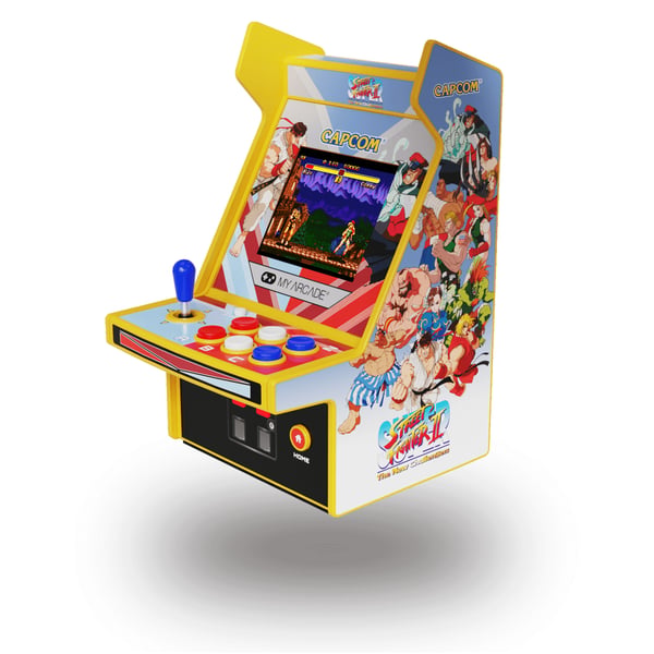 My Arcade Super Street Fighter II Micro Plyaer Pro bärbara spelkonsoller 6,98 cm (2.75") Multifärg