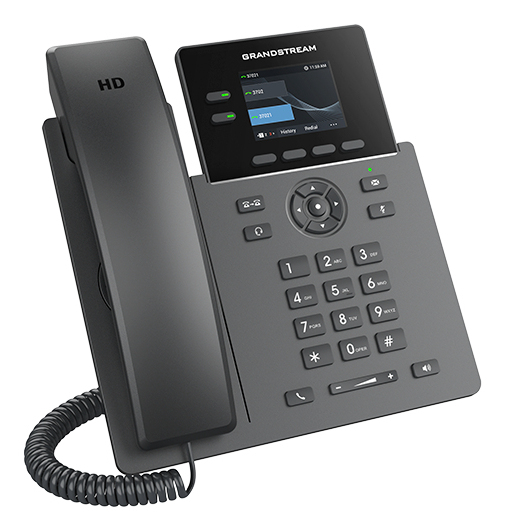Grandstream Networks GRP2610P IP-telefon Sort 2 Linier TFT