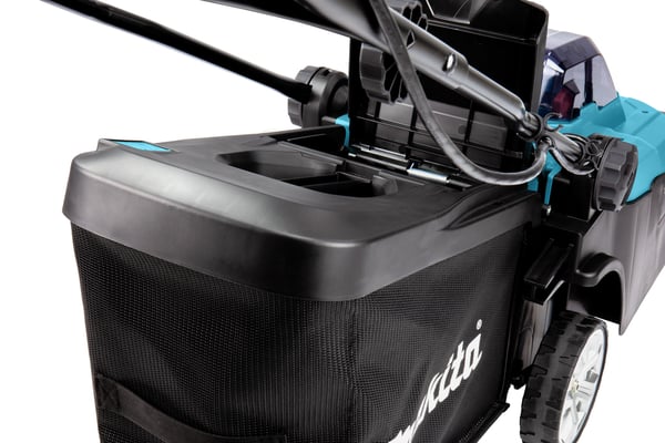 Makita DLM382CM2 gräsklippare Motorgräsklippare Batteri Svart, Blå