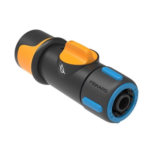 Fiskars 1027086 vandslange beslag Slangestik Sort, Blå, Orange 1 stk