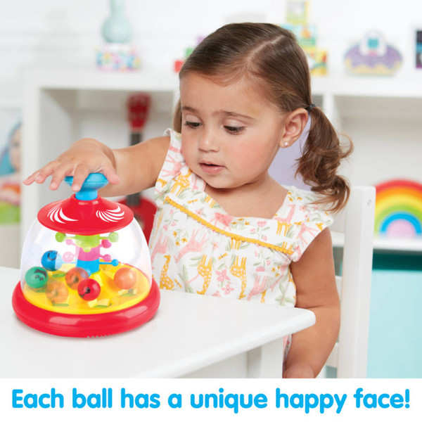 Miniatyrbillede 3 af 3: Kidoozie Press 'N Tumble Activity Dome motorik legetøj