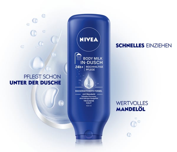 Miniatyrbillede 3 af 4: NIVEA 83896 Creme og lotion til kroppen 400 ml Mælk