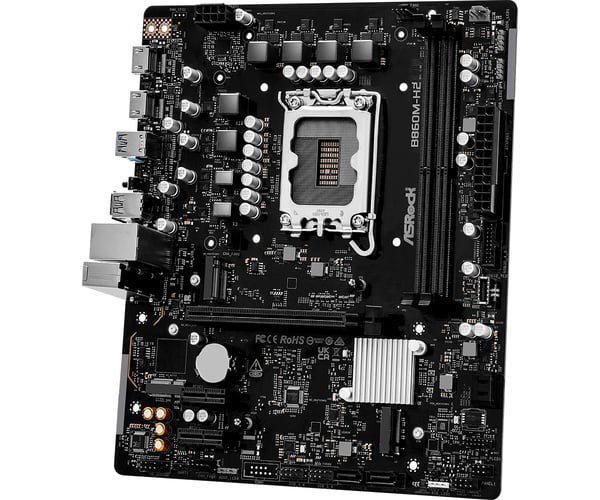 Miniatyrbillede 3 af 5: Asrock B860M-H2 Intel B860 LGA 1851 (Socket V1) micro ATX