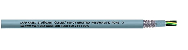 Lapp ÖLFLEX 150 CY signalkablar Grå