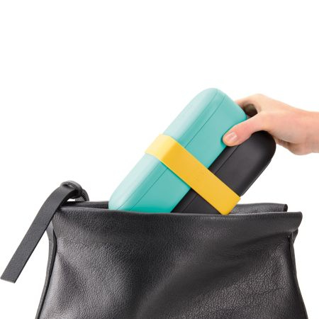 Lékué 888144 madkasse Frokostbeholder 1 L Polypropylen (PP) Turkis 1 stk