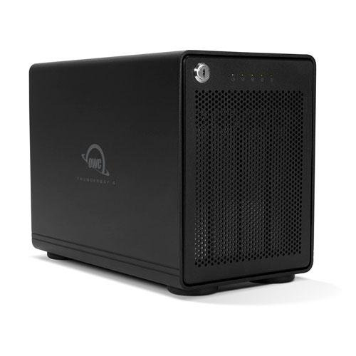 Miniatyrbillede 6 af 6: OWC ThunderBay 4 HDD/SSD kabinet Sort 2.5/3.5"