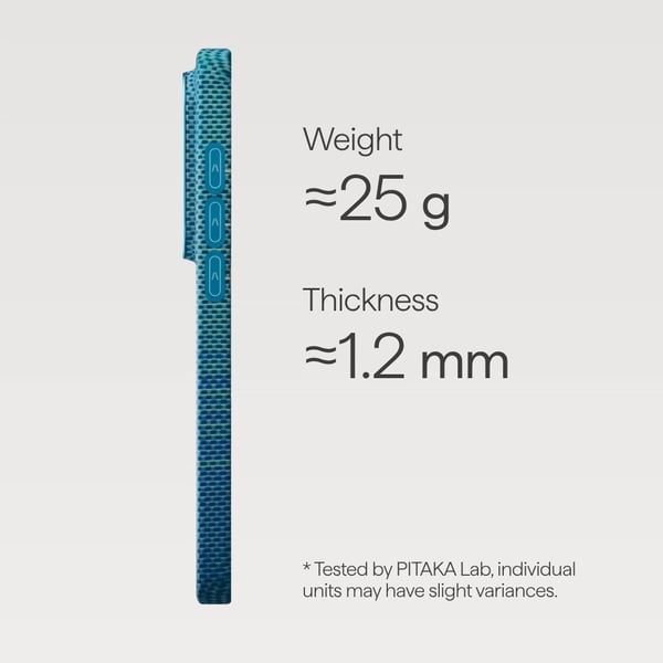 Miniatyrbillede 4 af 5: Pitaka KS2607U mobiltelefon etui 17,5 cm (6.9") Cover Blå