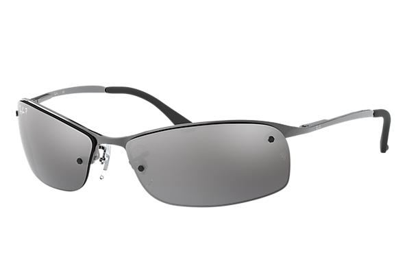 Miniatyrbillede 1 af 3: Ray-Ban RB3183 solbrille Rektangulær Rektandel