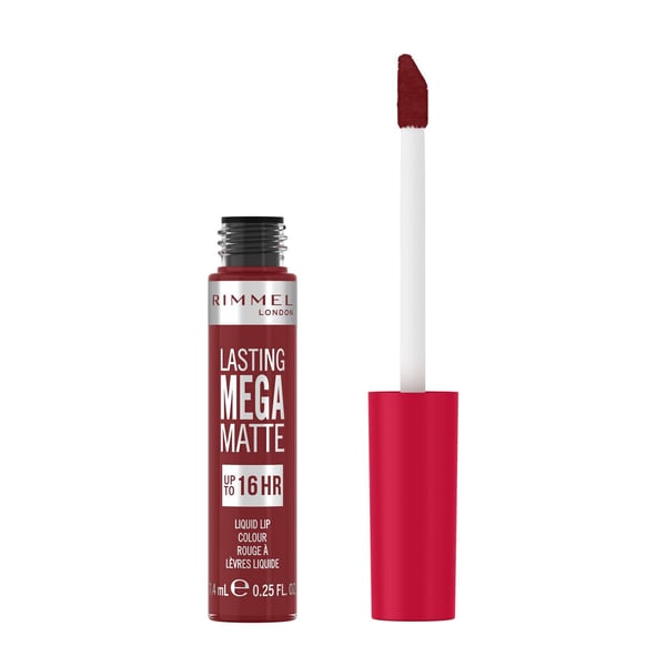 Miniatyrbillede 2 af 4: Rimmel Lasting Mega Matte 7,4 ml 930 Ruby Passion Mat