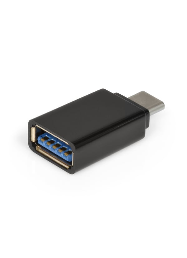 Port Designs 900142 kabelomvandlare (hane/hona) USB-C USB-A Svart