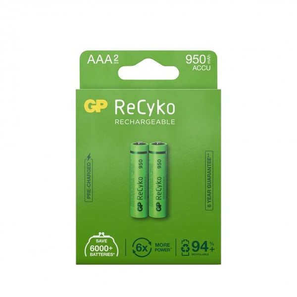 Miniatyrbillede 3 af 4: GP Batteries 100AAAHCE-2WB2 Genopladeligt batteri AAA Nikkel-Metalhydrid (NiMH)